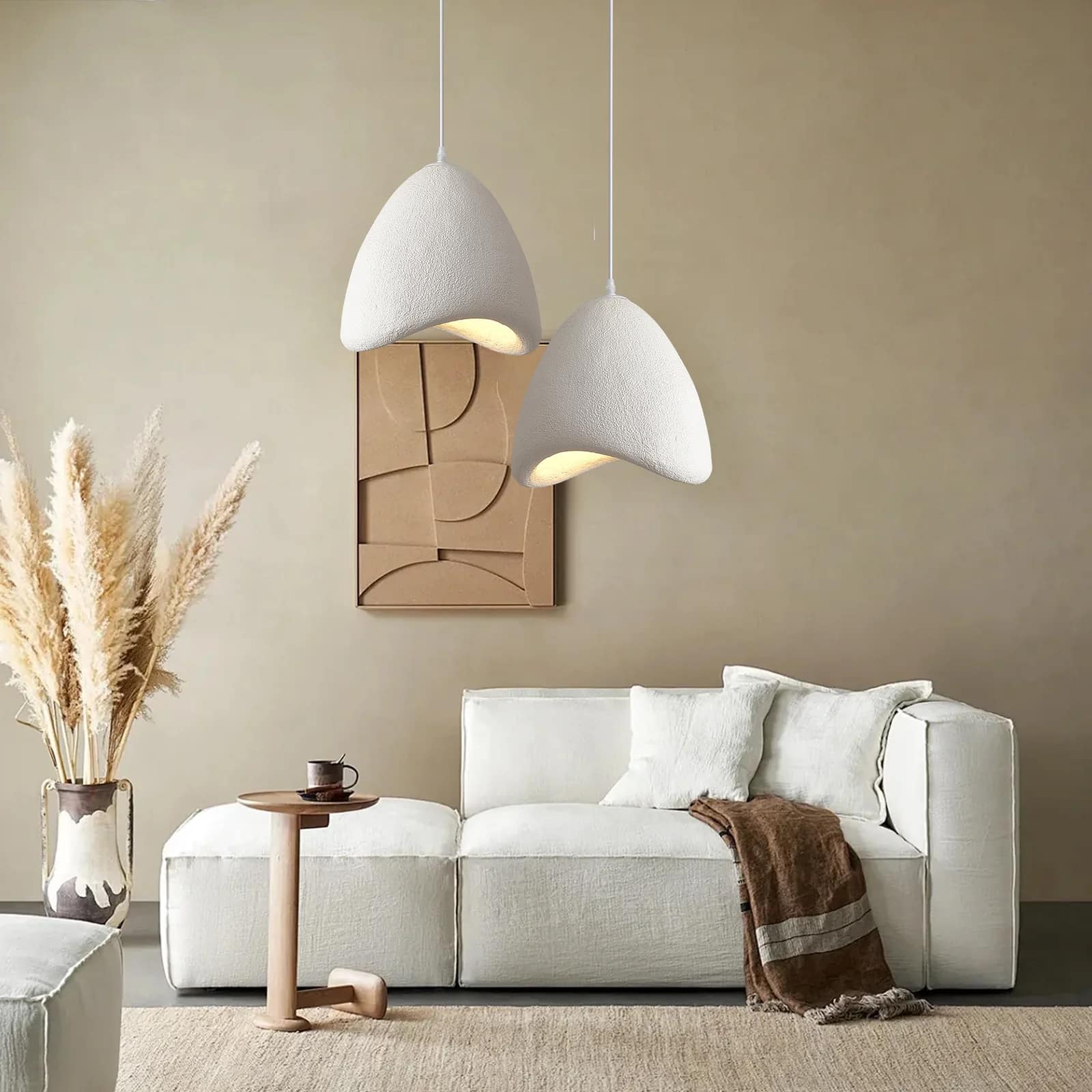 Orlina – Scandinavische Design Hanglamp in Grijs