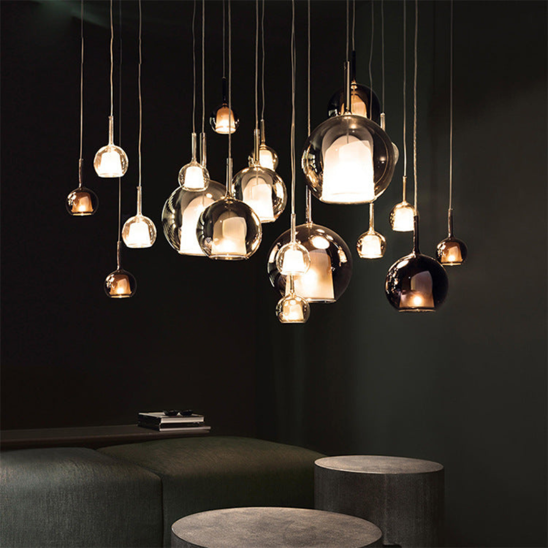 Glazia Orb Hanglamp – Minimalistisch Glasdesign met LED