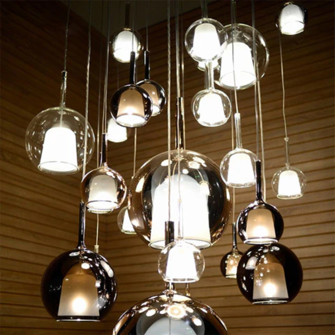 Glazia Orb Hanglamp – Minimalistisch Glasdesign met LED