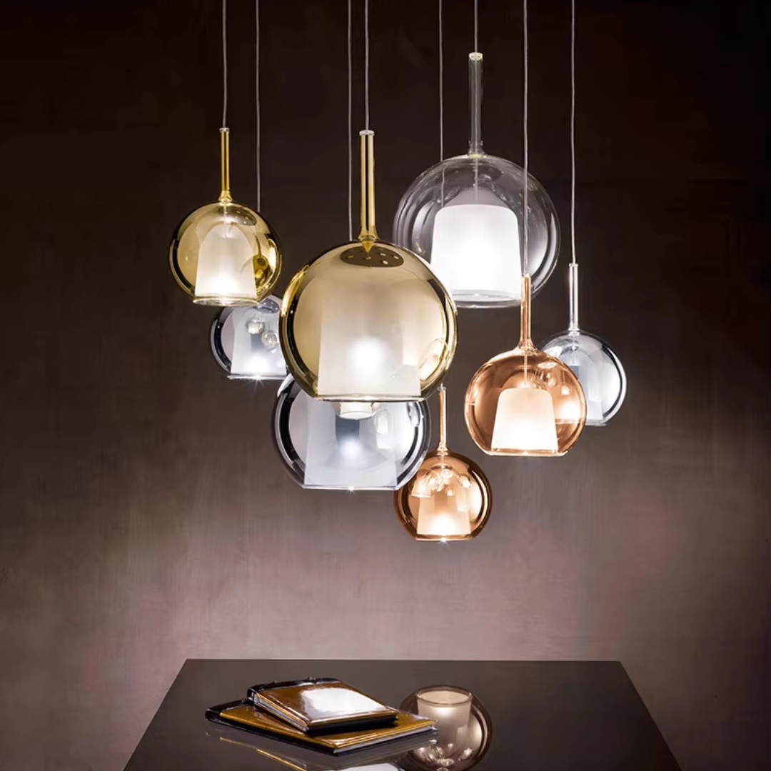 Glazia Orb Hanglamp – Minimalistisch Glasdesign met LED