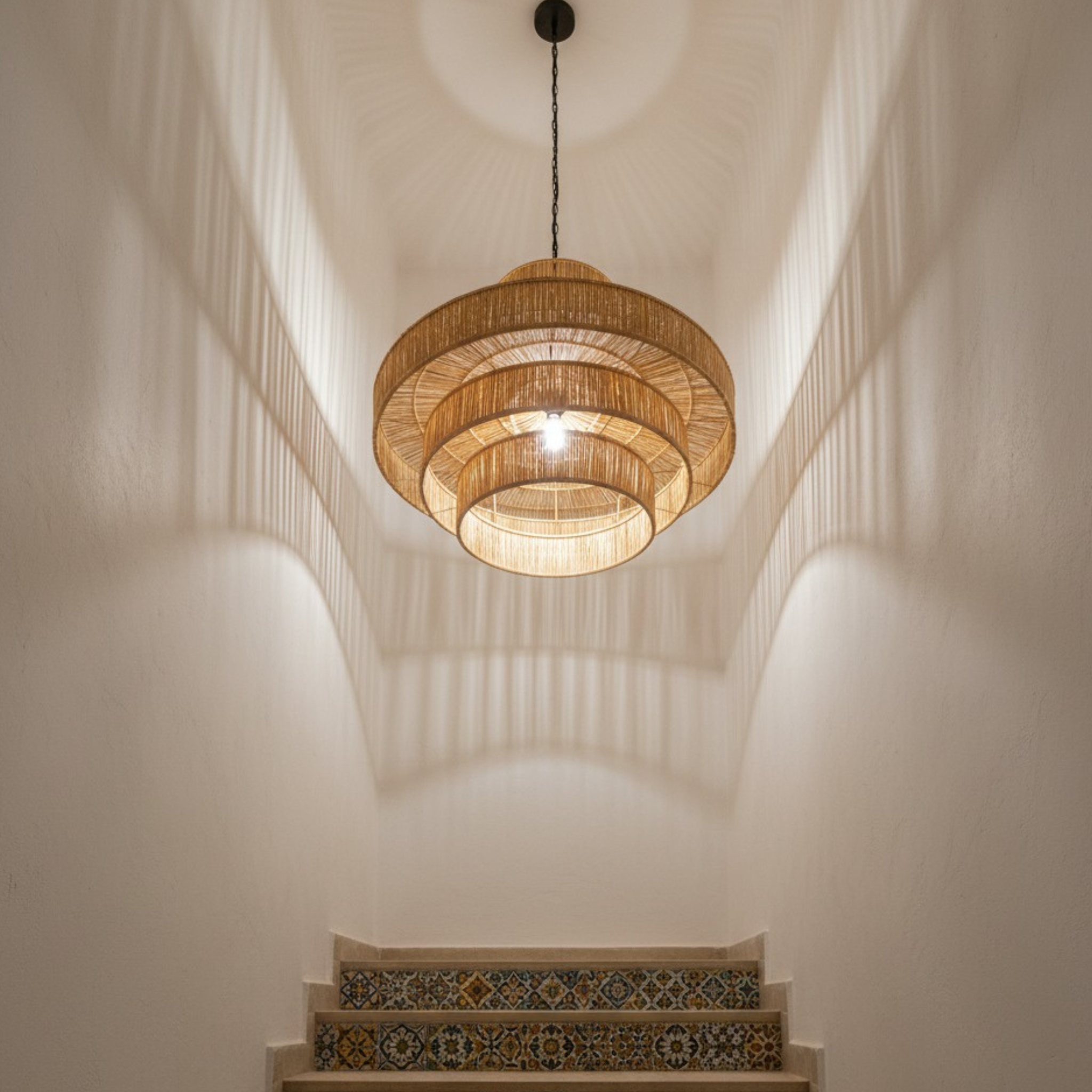 FayraPalm – Handgemaakte Palmier Hanglamp uit Tunesië