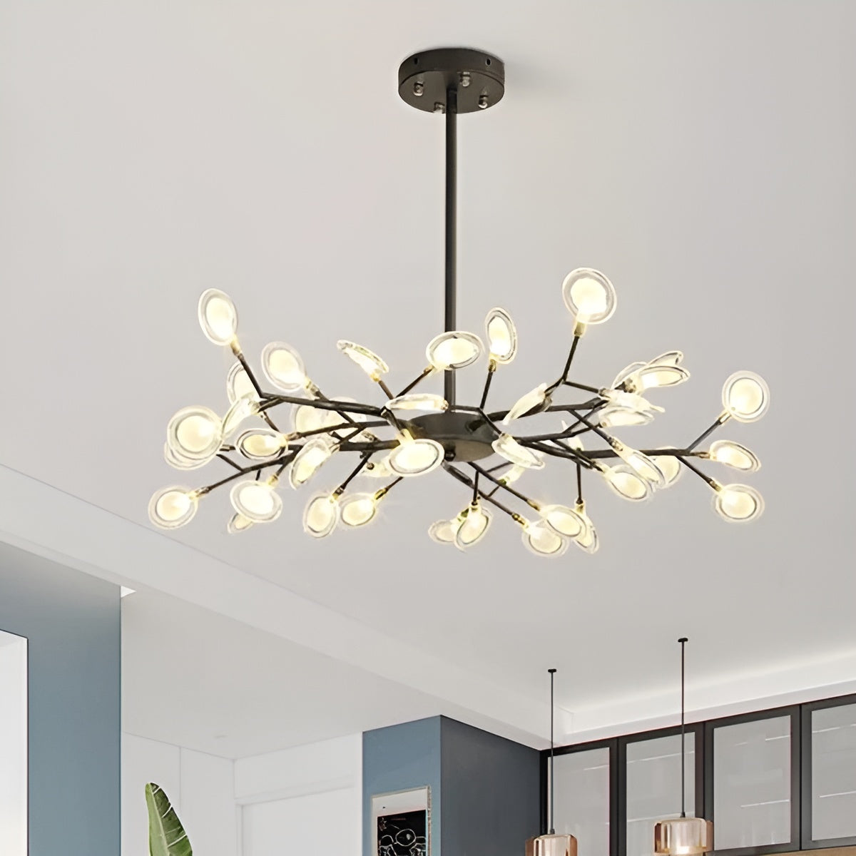 Kroonluchter in takvormr – Magische Firefly Verlichting