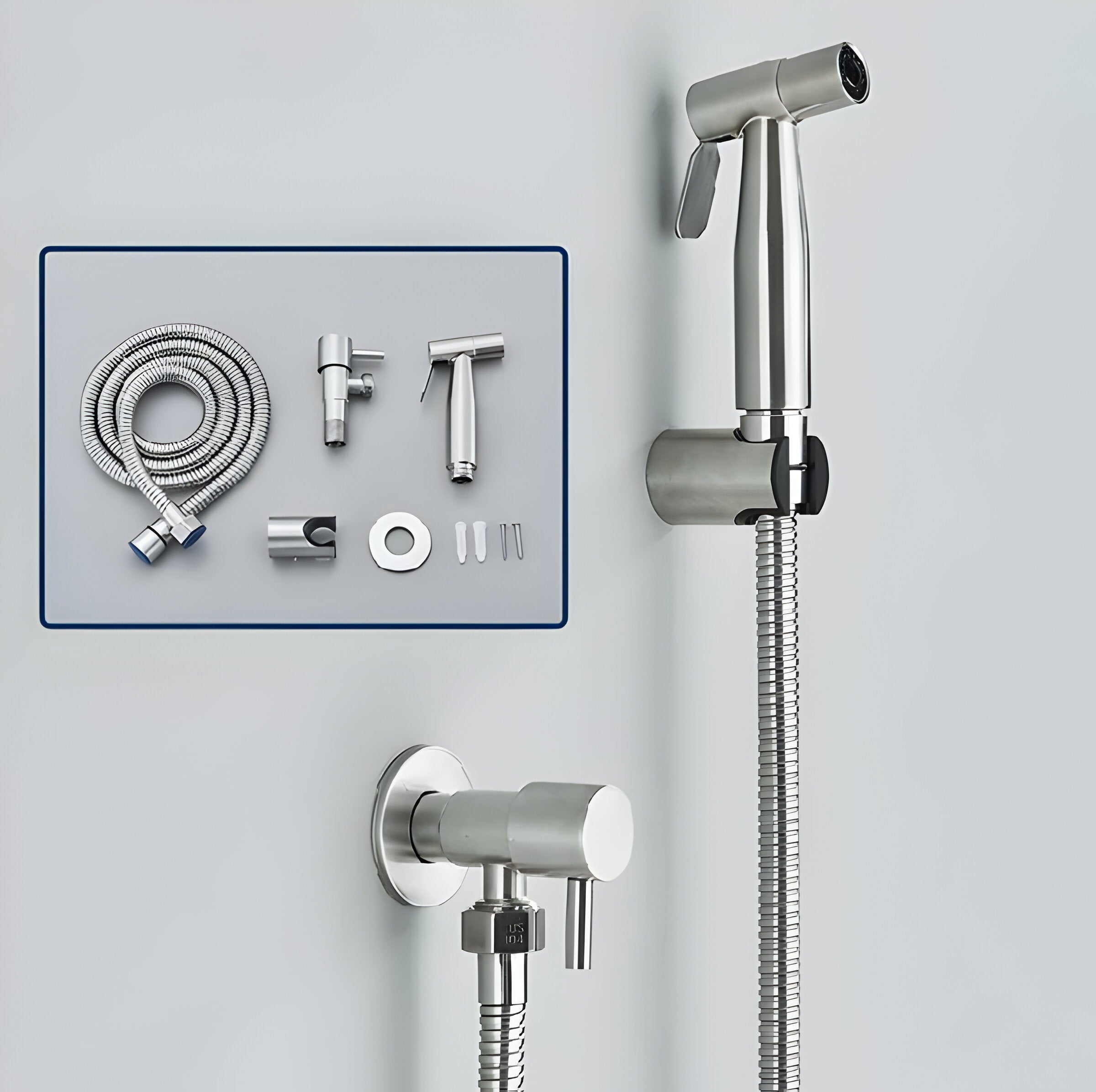 AquaPure Spray Set – Premium RVS Bidet Douche voor Hygiëne & Comfort