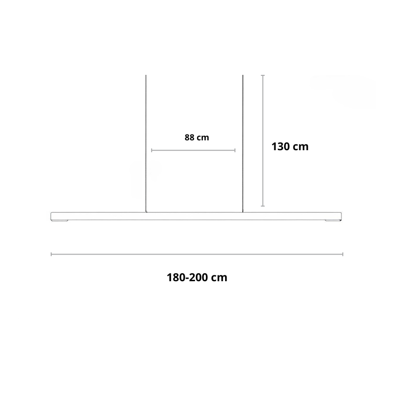 Glødra – Langwerpige Houten Hanglamp met Minimalistische Uitstraling
