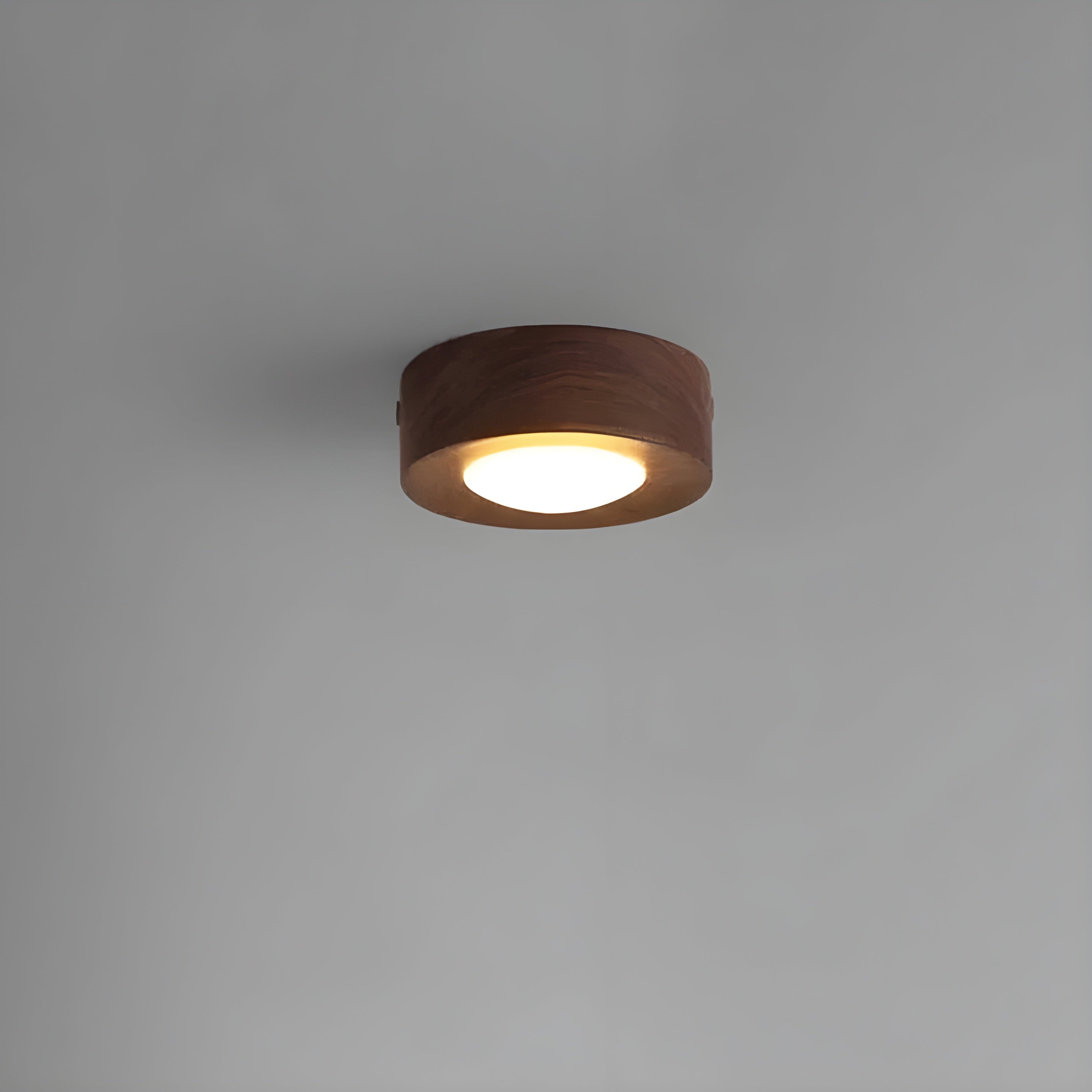 Noyer Lume Plafondlamp – Warm Walnoot hout & Modern LED Design