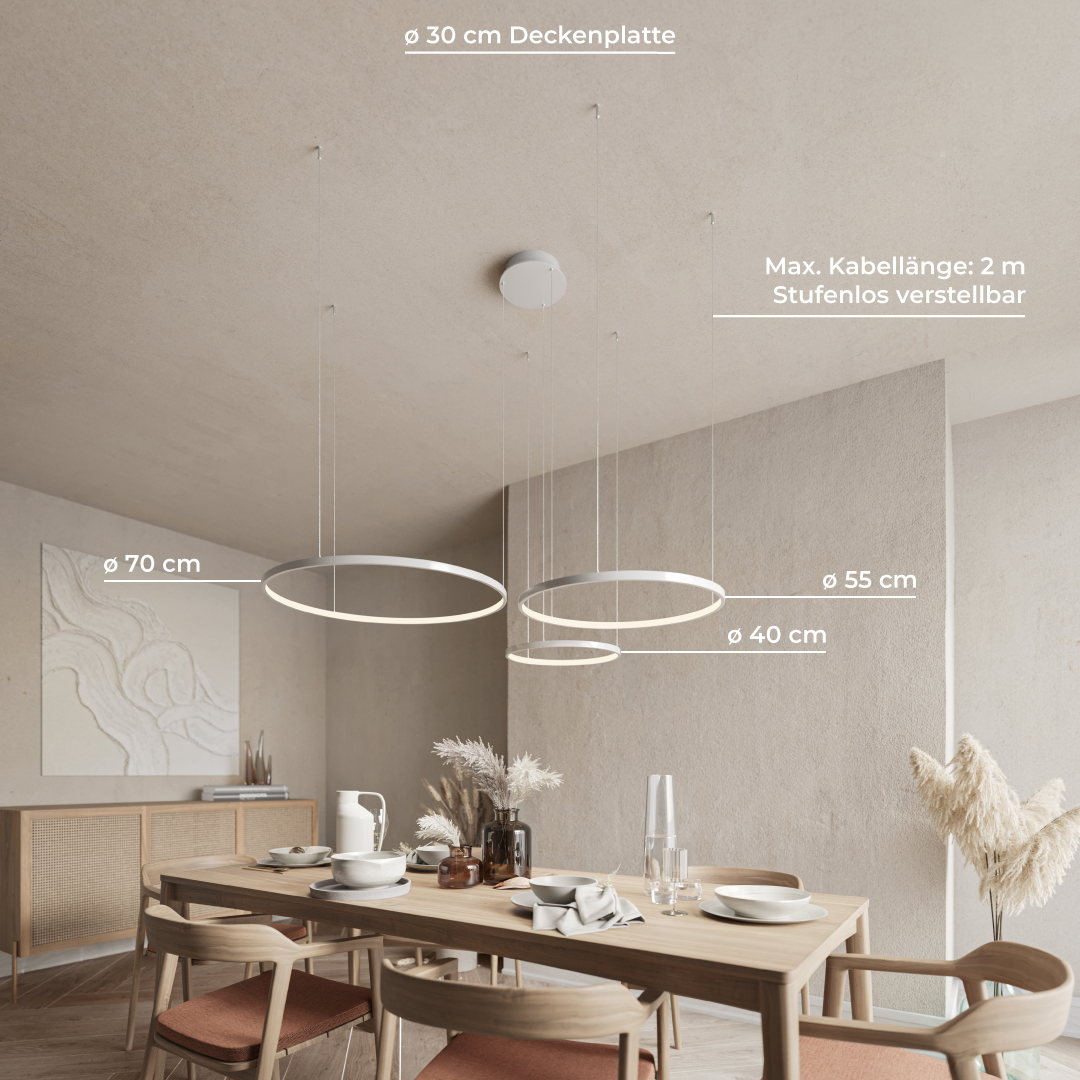 LED-ringlamp - CAECILIA