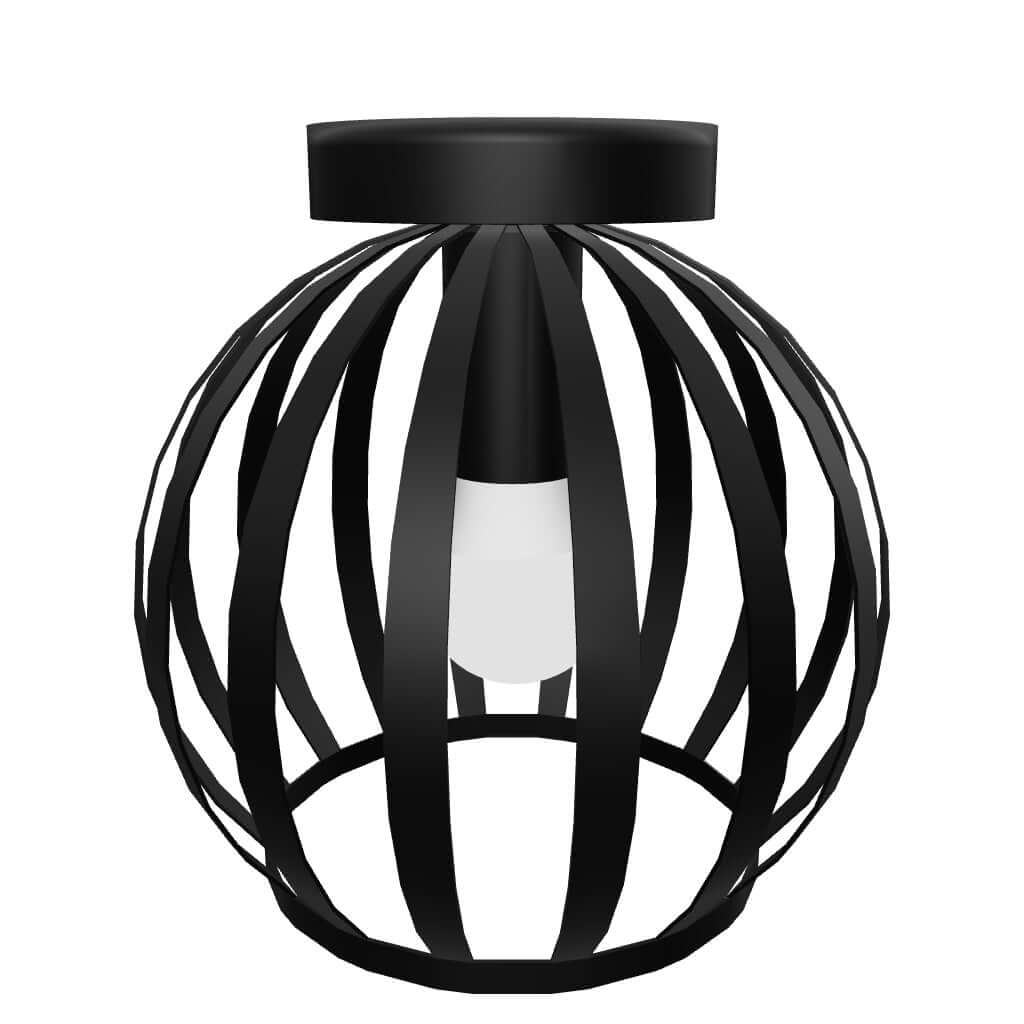 Havryn – Industriële Plafonnière met Open Design