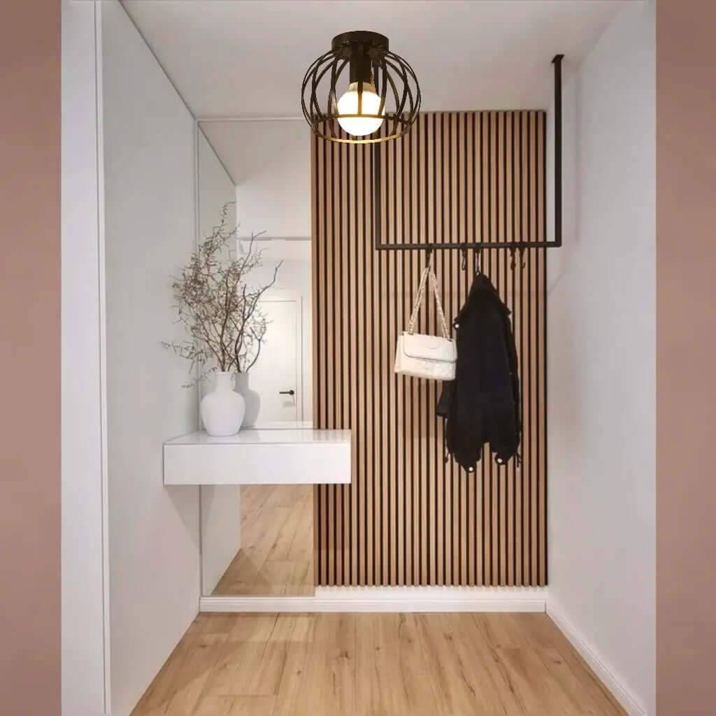 Havryn – Industriële Plafonnière met Open Design