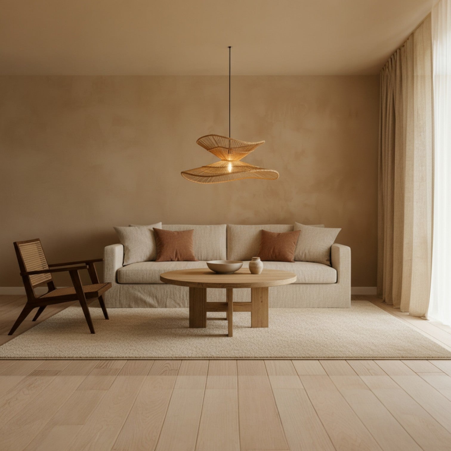 Lustre palmier Tunesië | Boho ambachtelijk handgemaakt