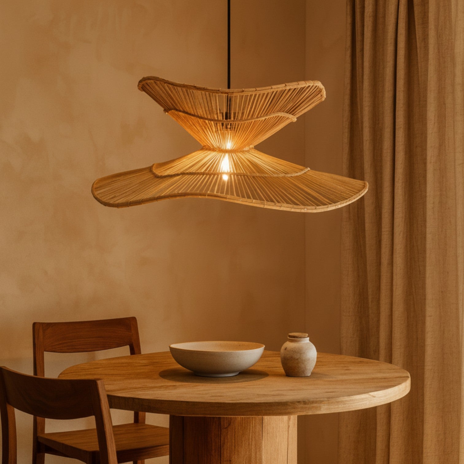 Lustre palmier Tunesië | Boho ambachtelijk handgemaakt