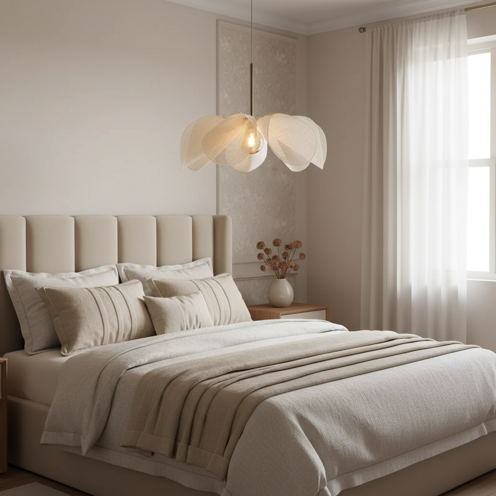 Mavera Wabi-Sabi Stoffen Bloem Hanglamp