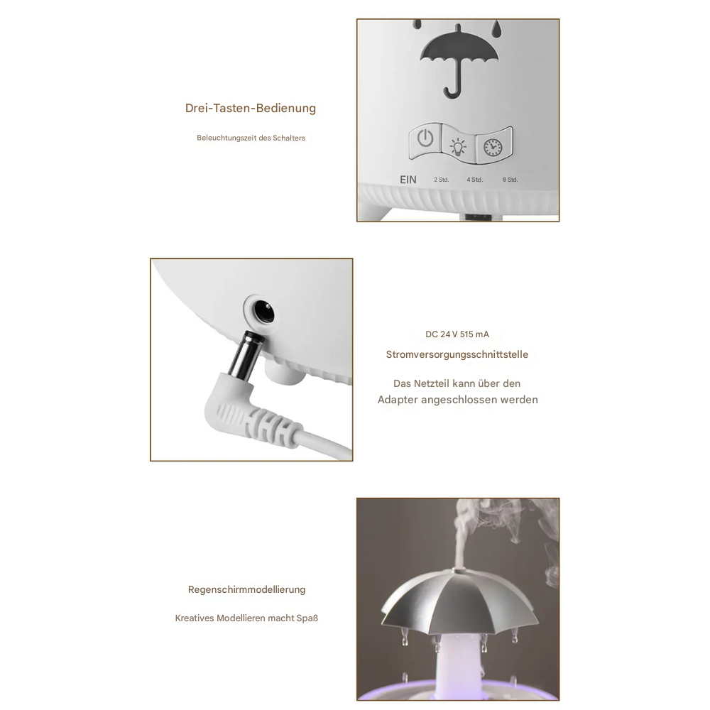Rainora™ Minimalistische Regendruppel-Lamp voor Ontspanning