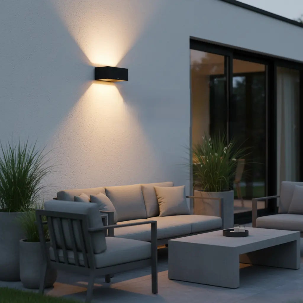 Jorvik – Buitenlamp met Sensor en Krachtige Lichtspreiding