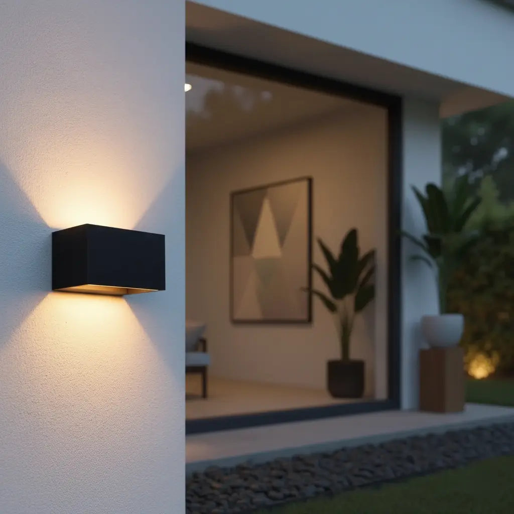 Jorvik – Buitenlamp met Sensor en Krachtige Lichtspreiding