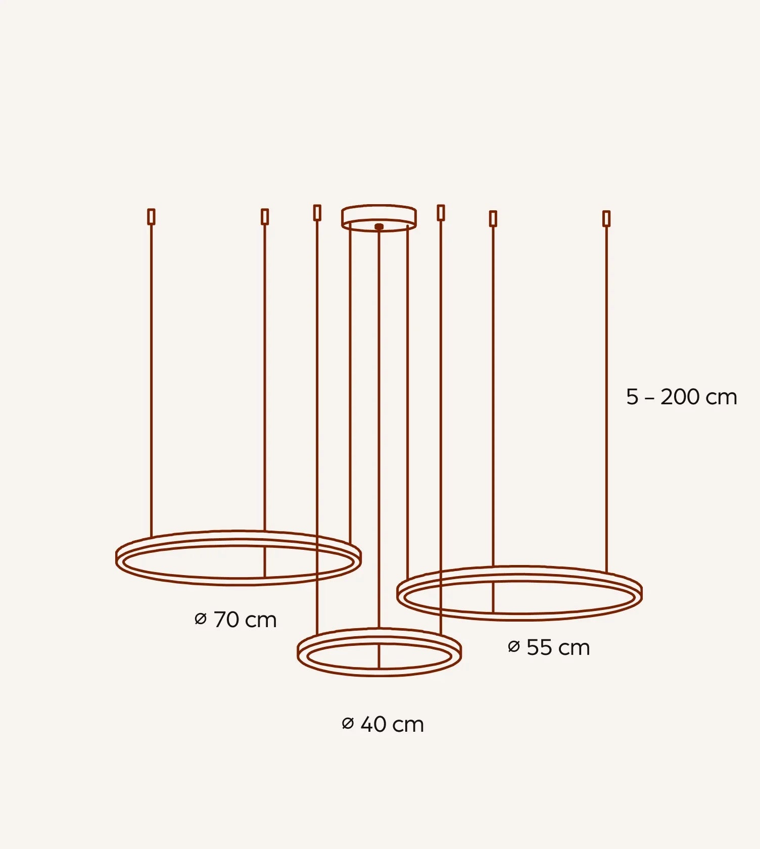 LED-ringlamp - CAECILIA
