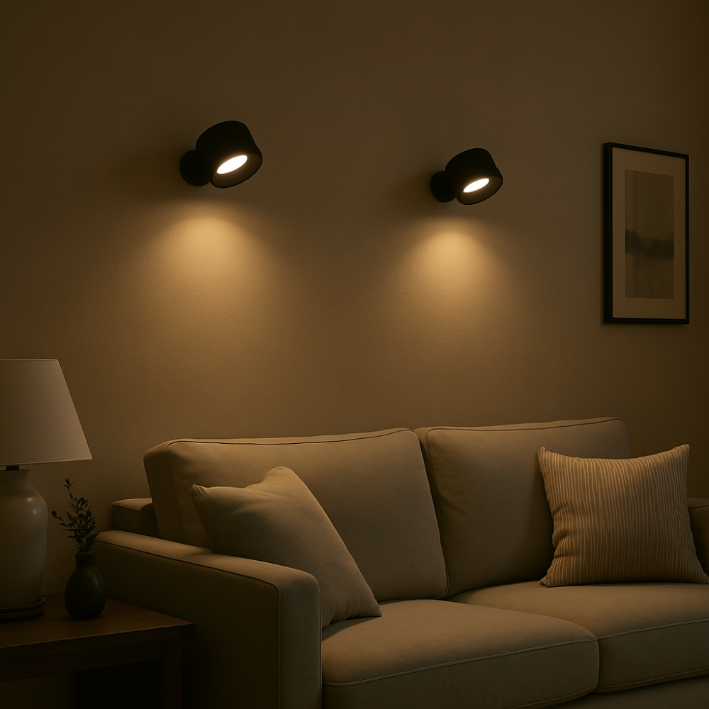 Minimalistische muurlamp