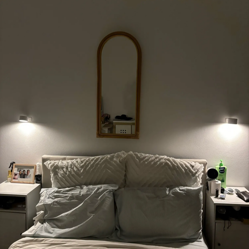 Minimalistische muurlamp