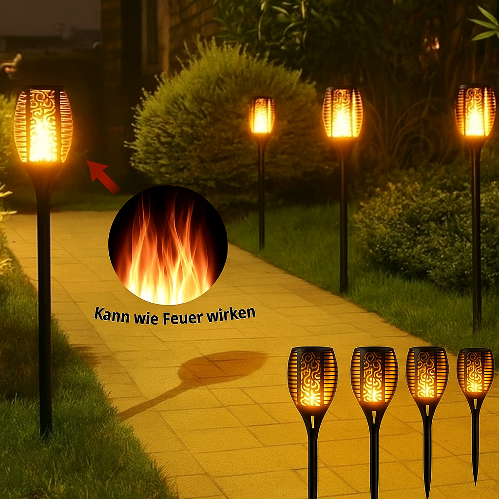 Dansende Zonnevlam Buitenlamp