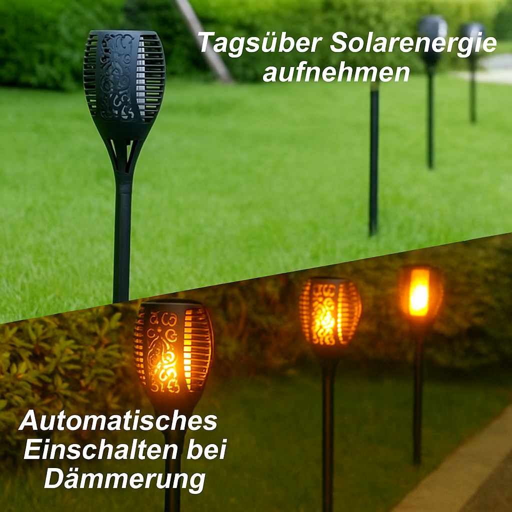 Dansende Zonnevlam Buitenlamp