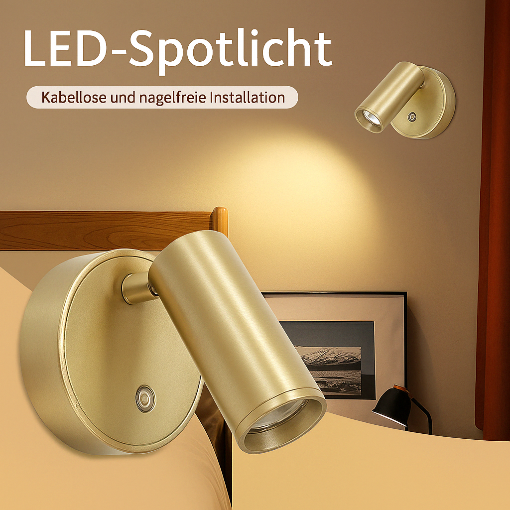 Vivalume™ Stijlvolle Oplaadbare LED-Wandlamp