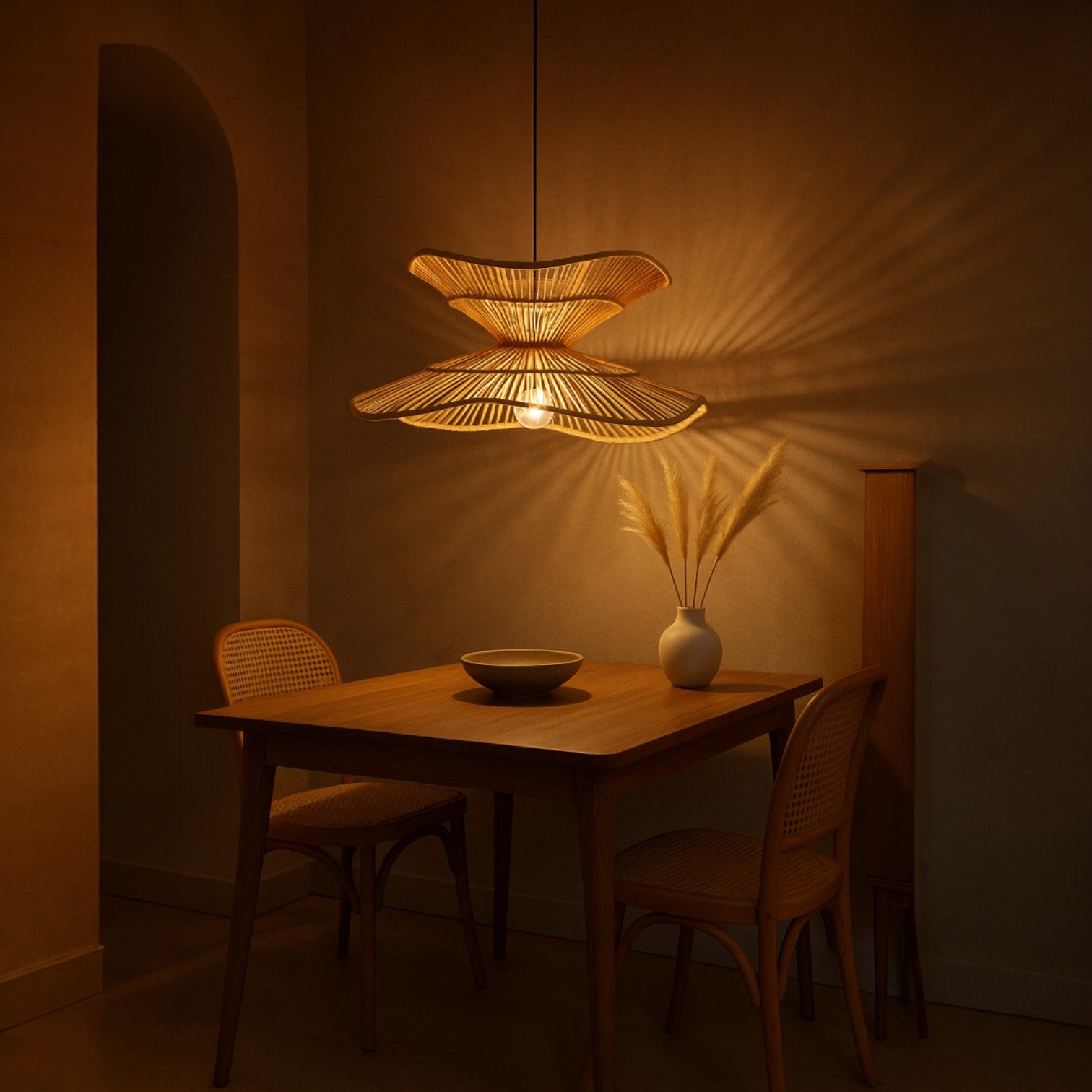 Lustre palmier Tunesië | Boho ambachtelijk handgemaakt