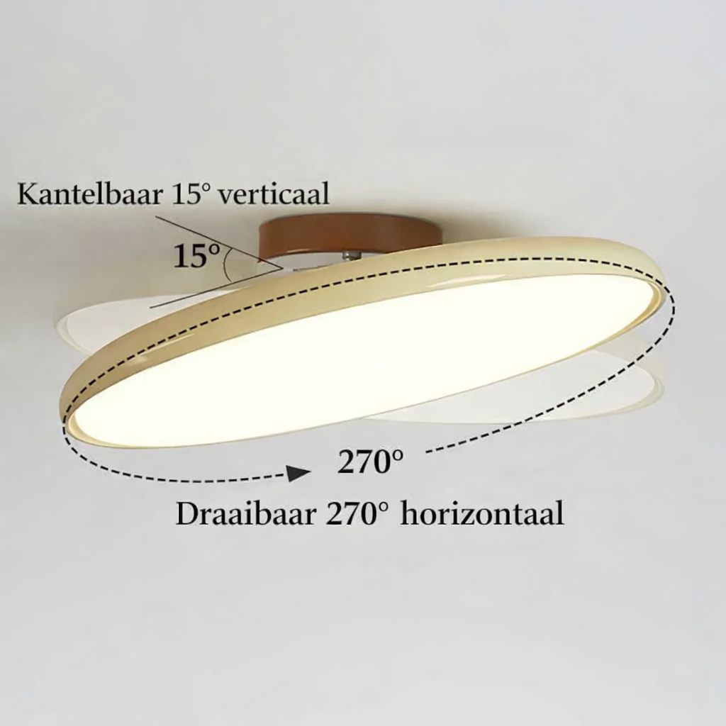 Plafondlamp van metaal en acryl – Bonq