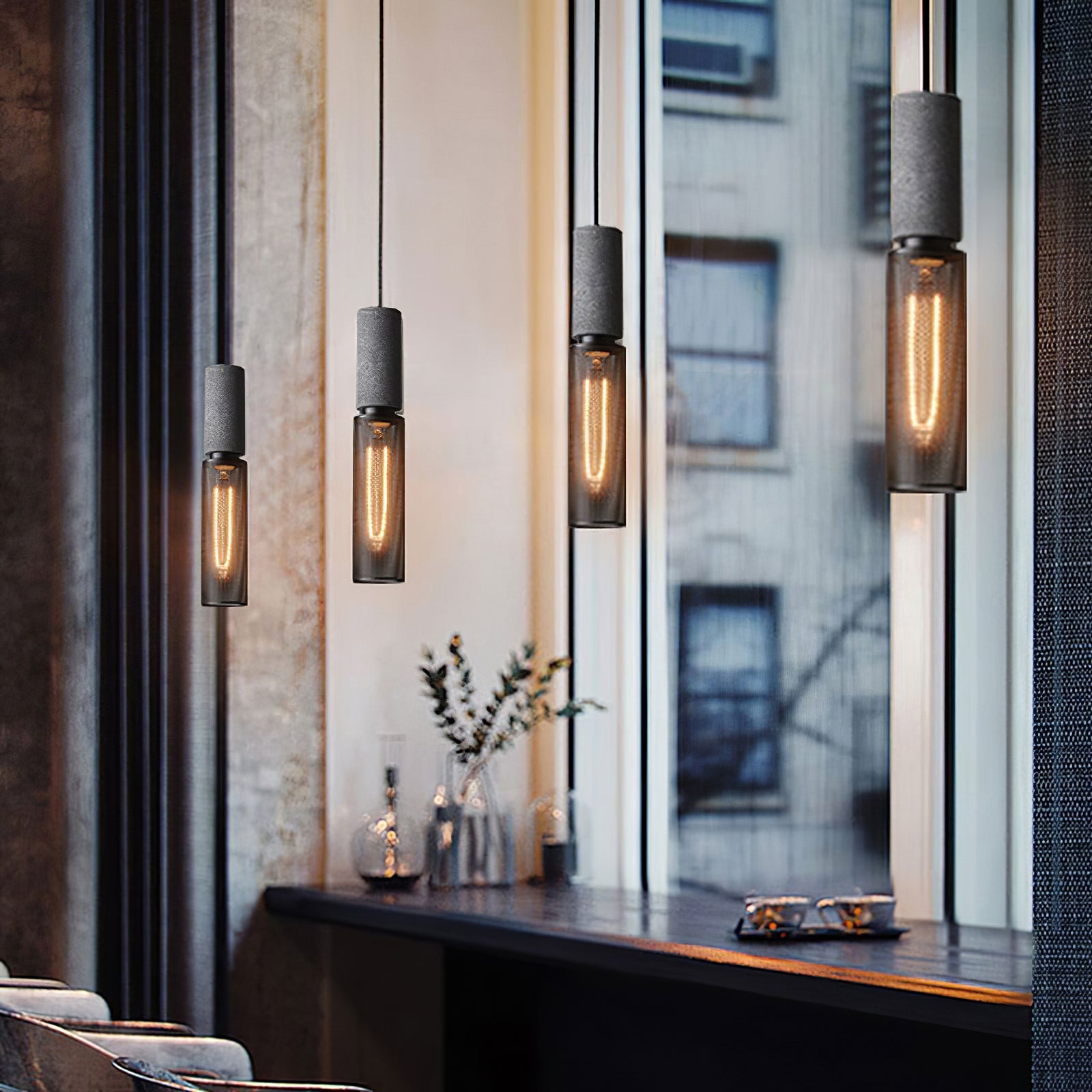 hanglamp van beton en metaal – Bonq