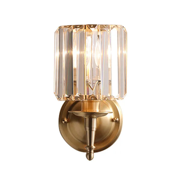 Kristalique Wandlamp – Vintage Luxe met Messing & Kristal | Bonq