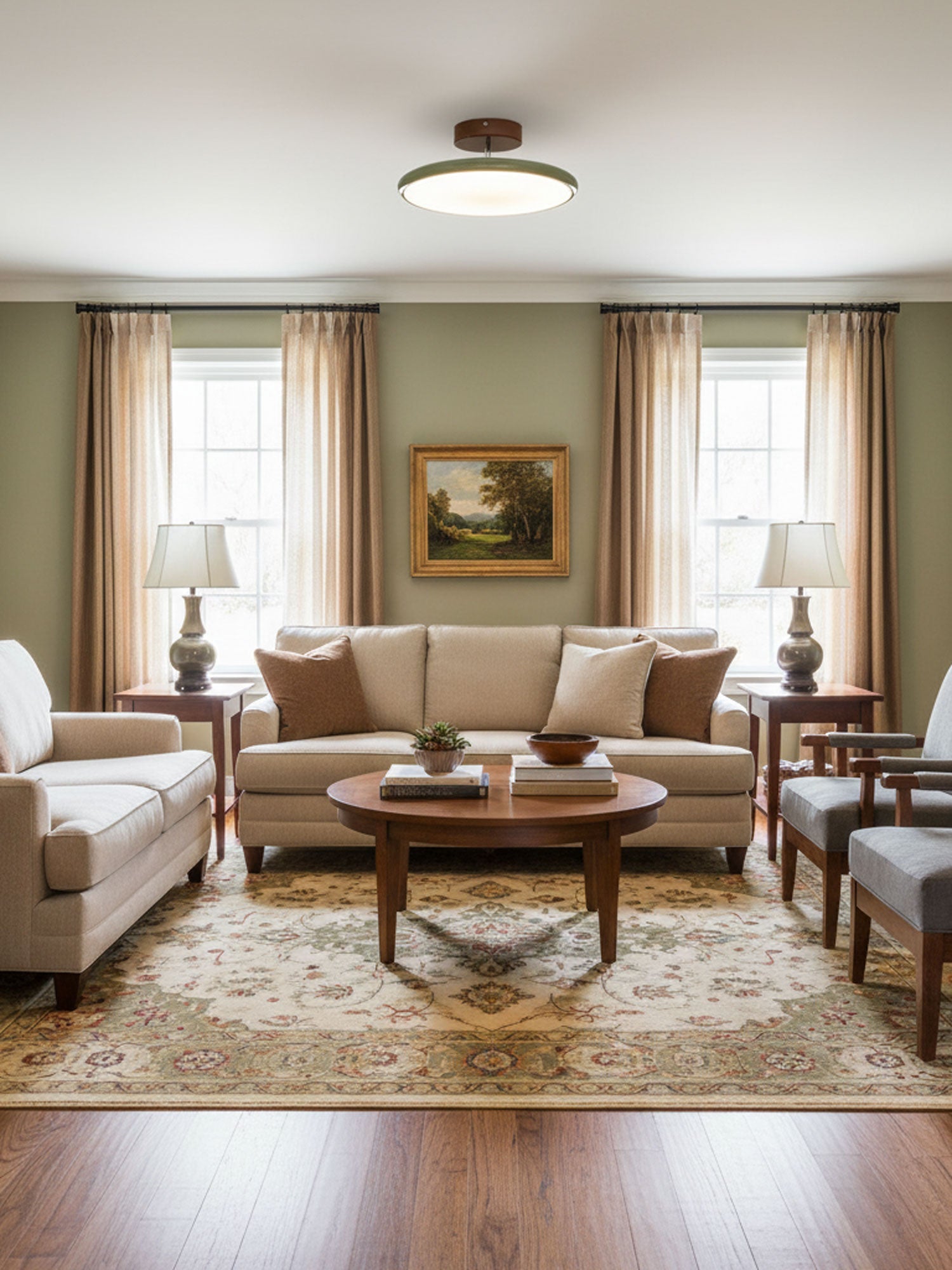 Plafondlamp van metaal en acryl – Bonq