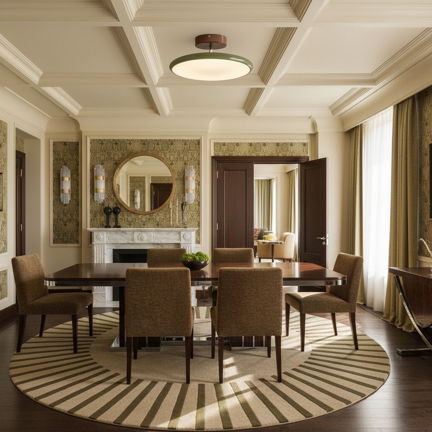 Plafondlamp van metaal en acryl – Bonq