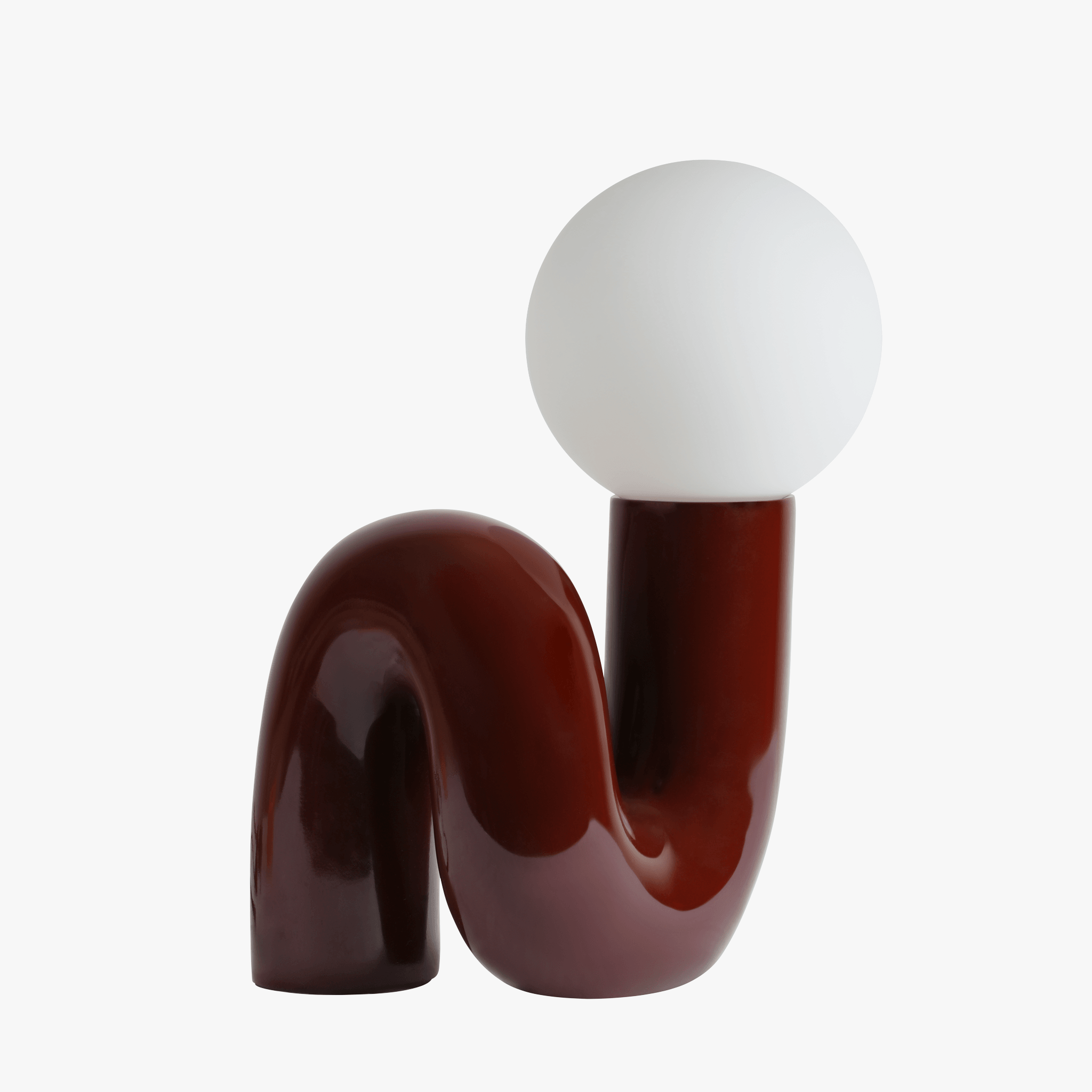 Tafellamp van hars en glas – Bonq