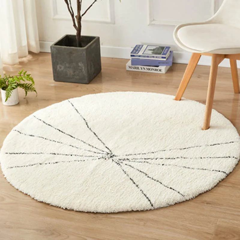 Nordic rond tapijt