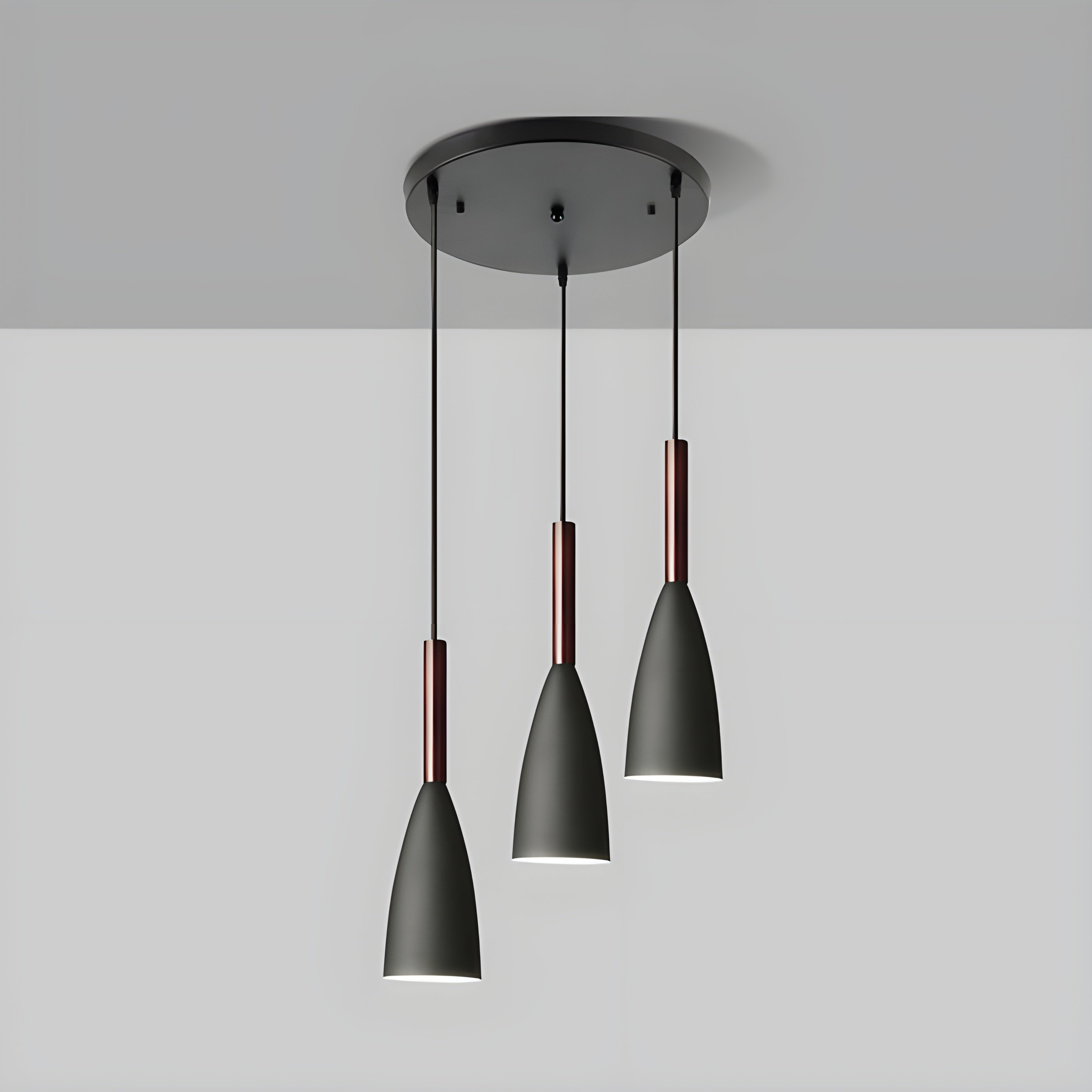 Nord Sphere Hanglamp – Scandinavische Elegantielamp met 3 Pendels