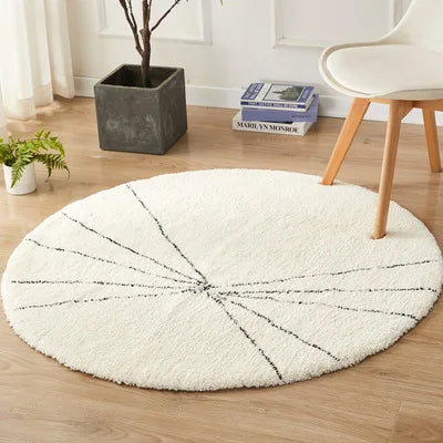 Nordic rond tapijt