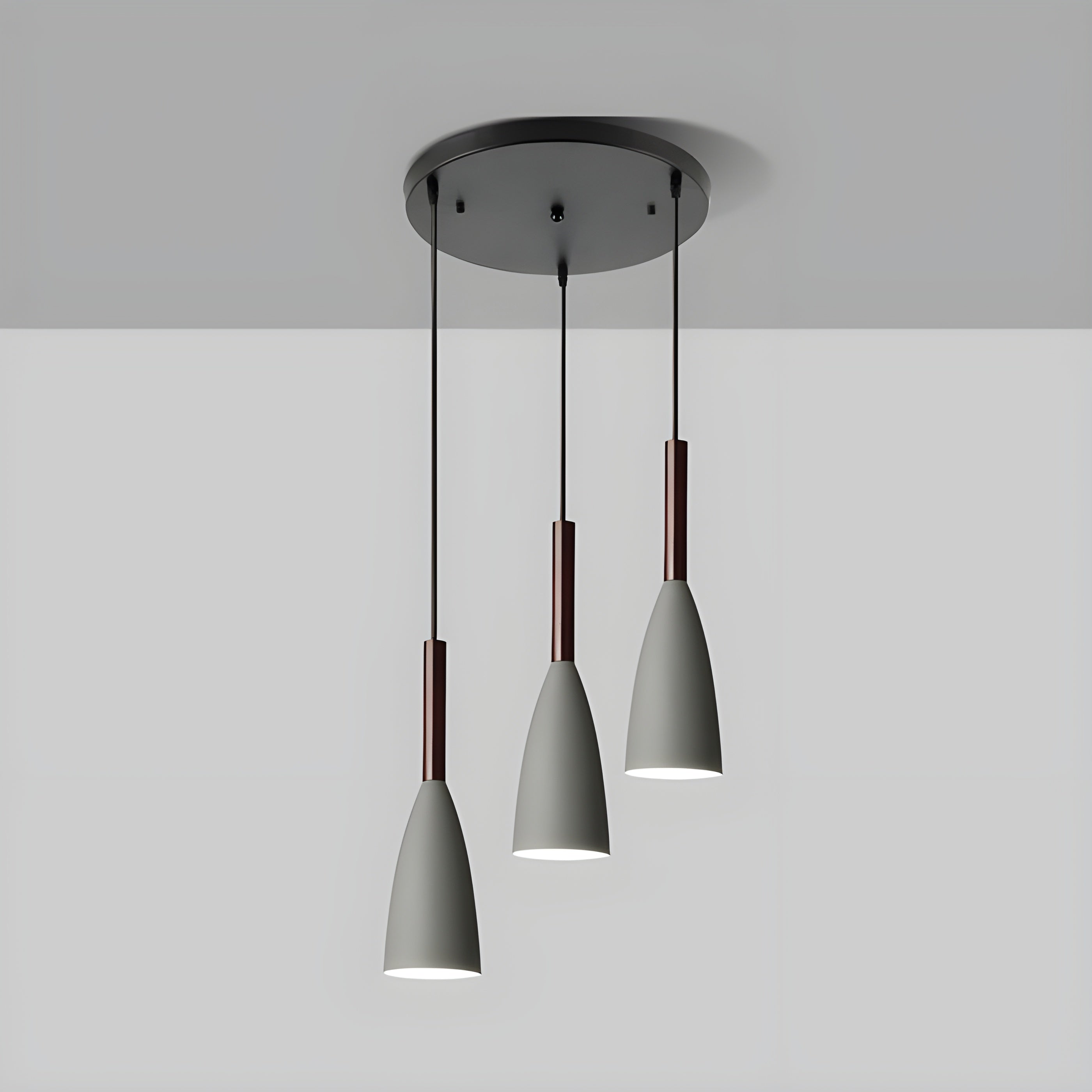 Nord Sphere Hanglamp – Scandinavische Elegantielamp met 3 Pendels