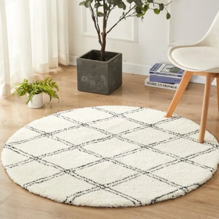 Nordic rond tapijt