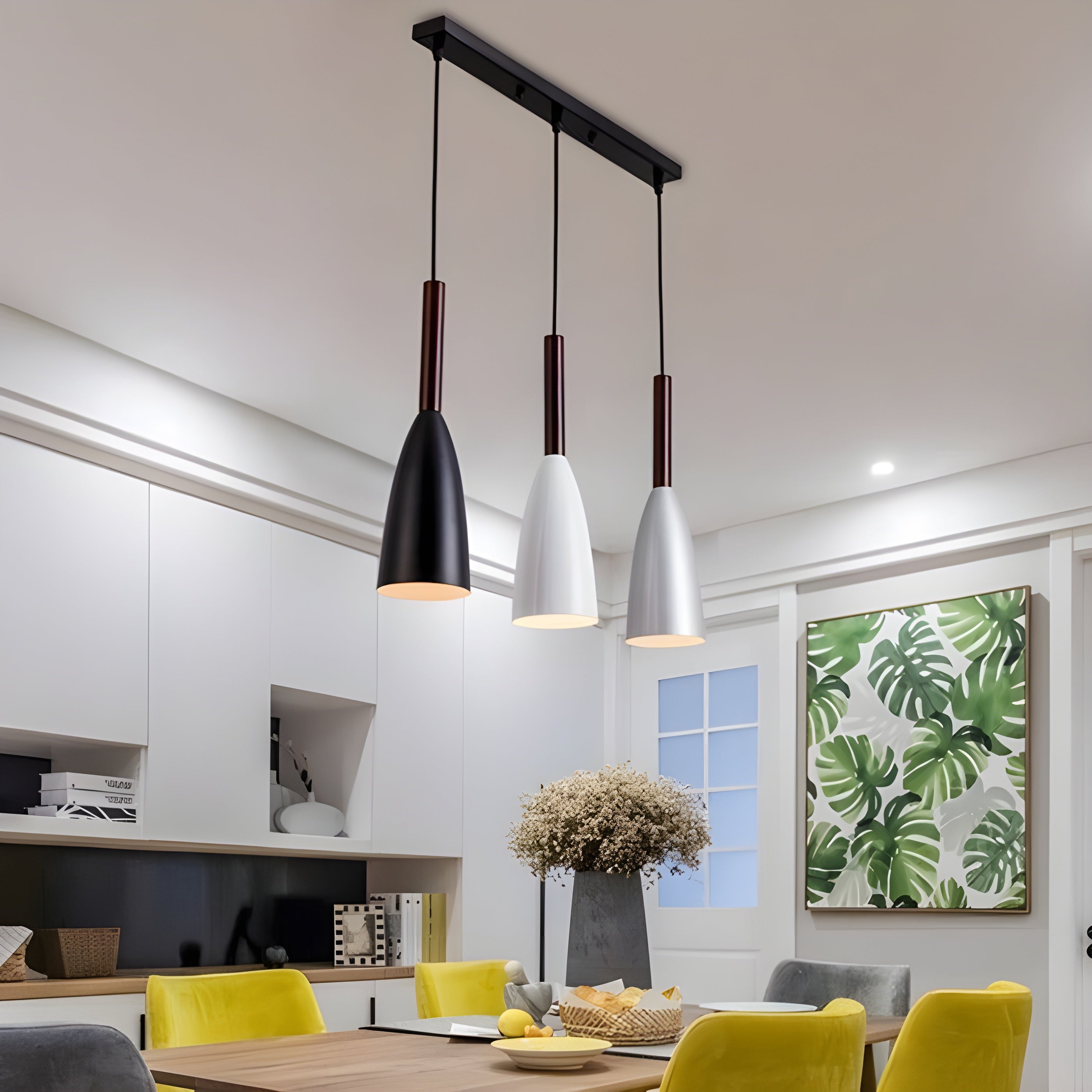Nord Sphere Hanglamp – Scandinavische Elegantielamp met 3 Pendels