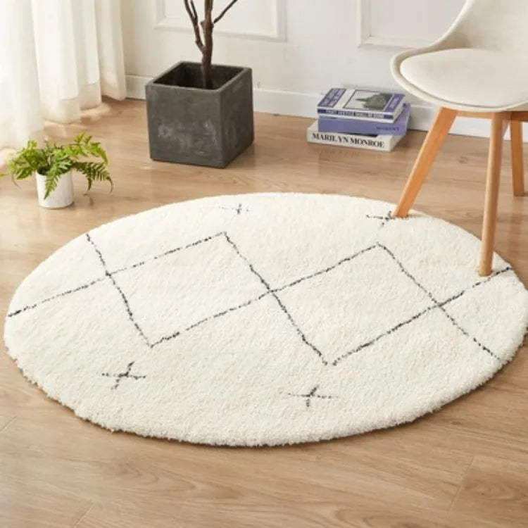 Nordic rond tapijt