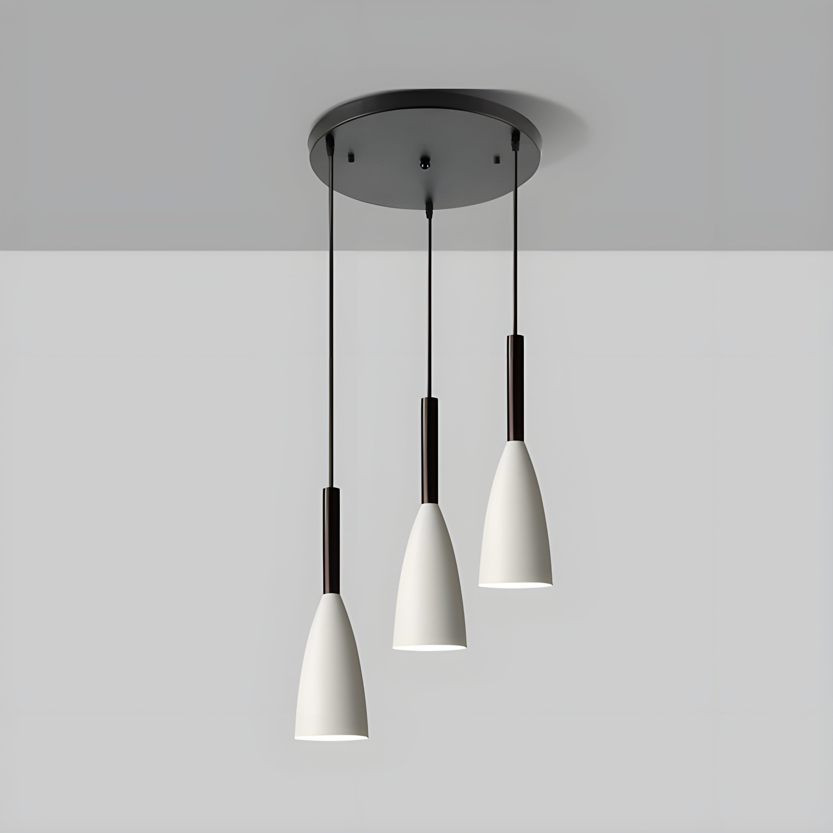 Nord Sphere Hanglamp – Scandinavische Elegantielamp met 3 Pendels