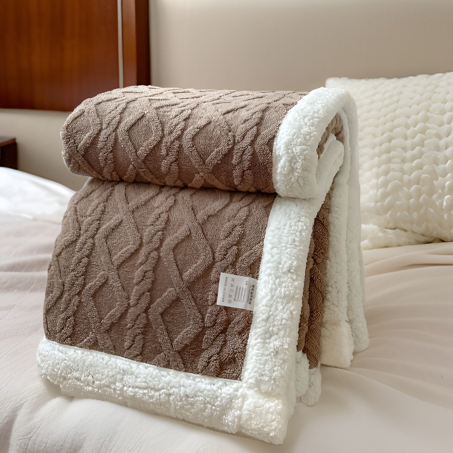Ravelle – Tweezijdige Fleecedeken met Zachte Winterwarmte