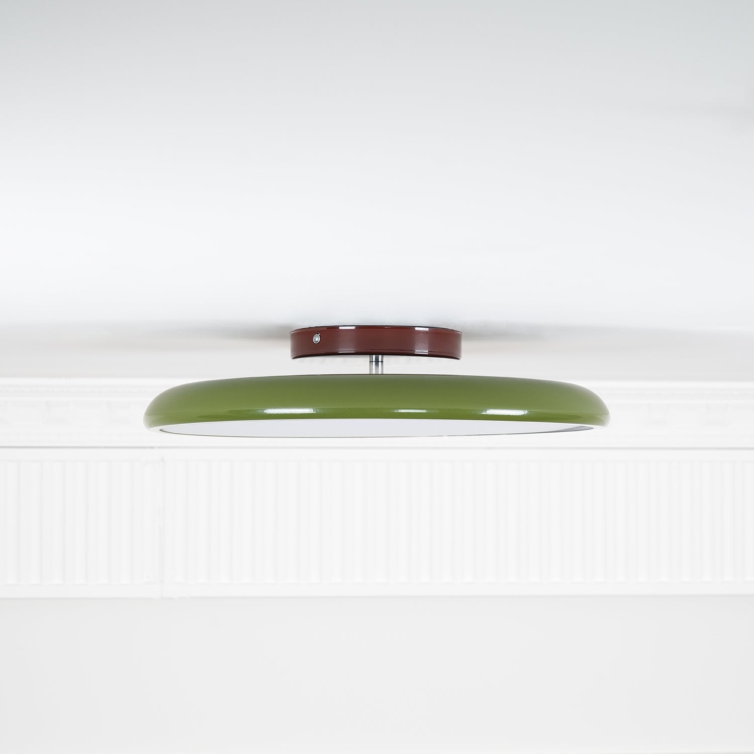 Plafondlamp van metaal en acryl – Bonq