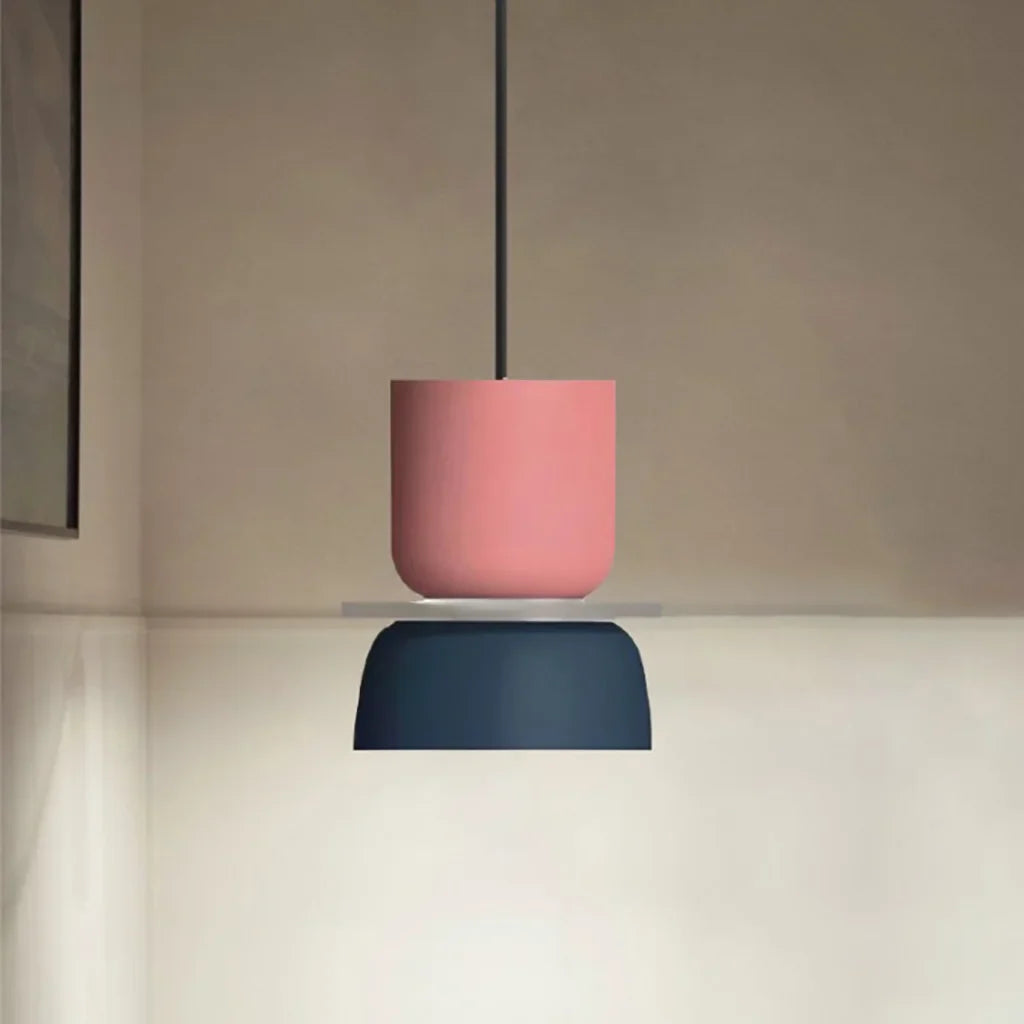hanglamp van aluminium met een matte coating.– Bonq