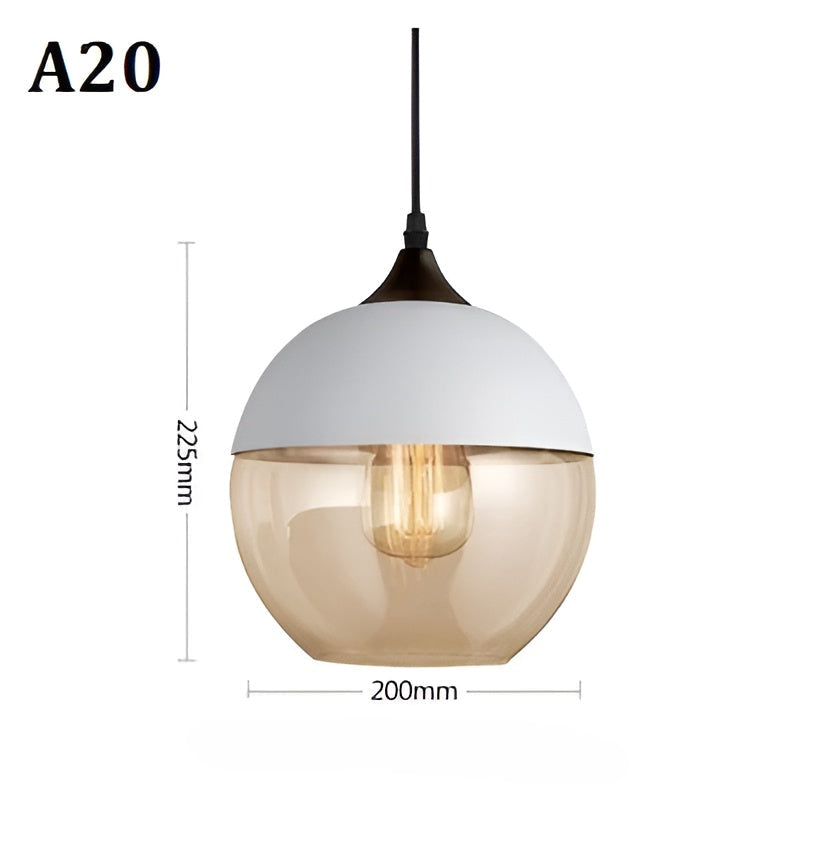 Amber Glow Hanglamp – Minimalistisch Design met Warm Karakter