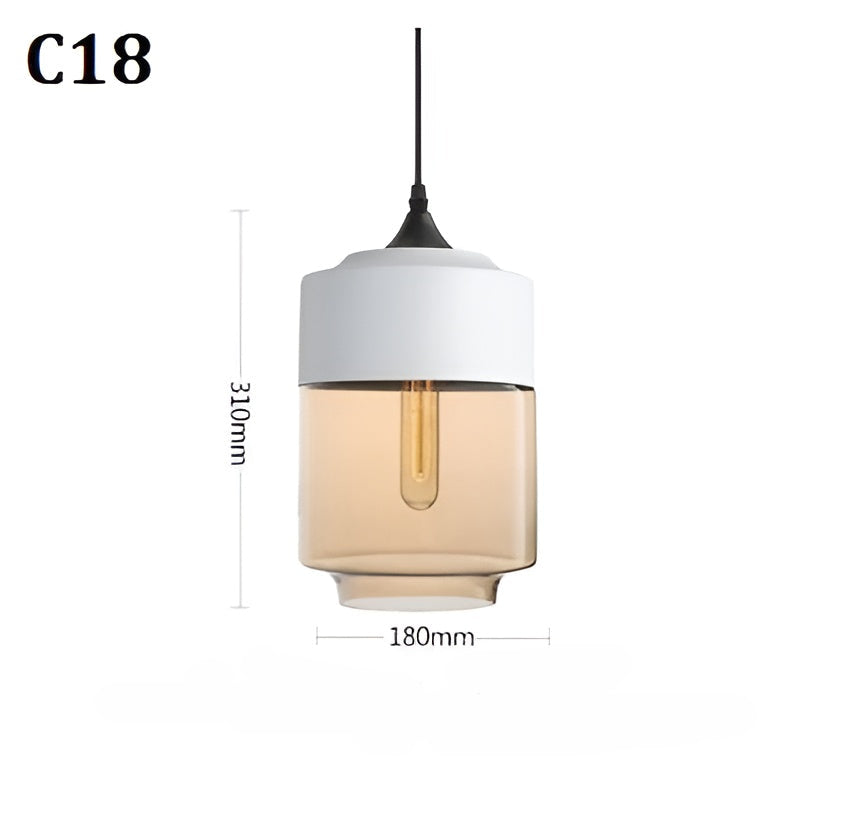 Amber Glow Hanglamp – Minimalistisch Design met Warm Karakter
