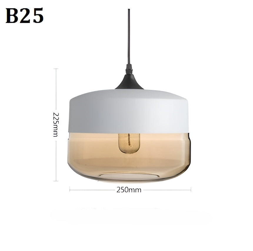 Amber Glow Hanglamp – Minimalistisch Design met Warm Karakter