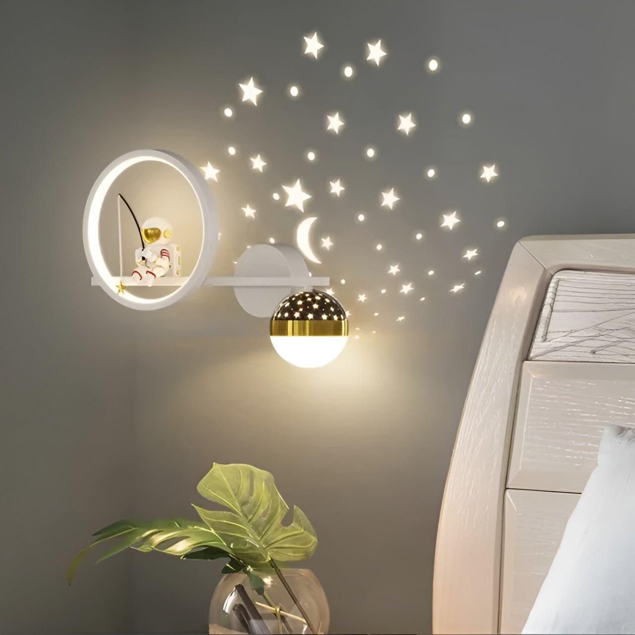 StarryDream – LED Wandlamp met Sterrenprojectie