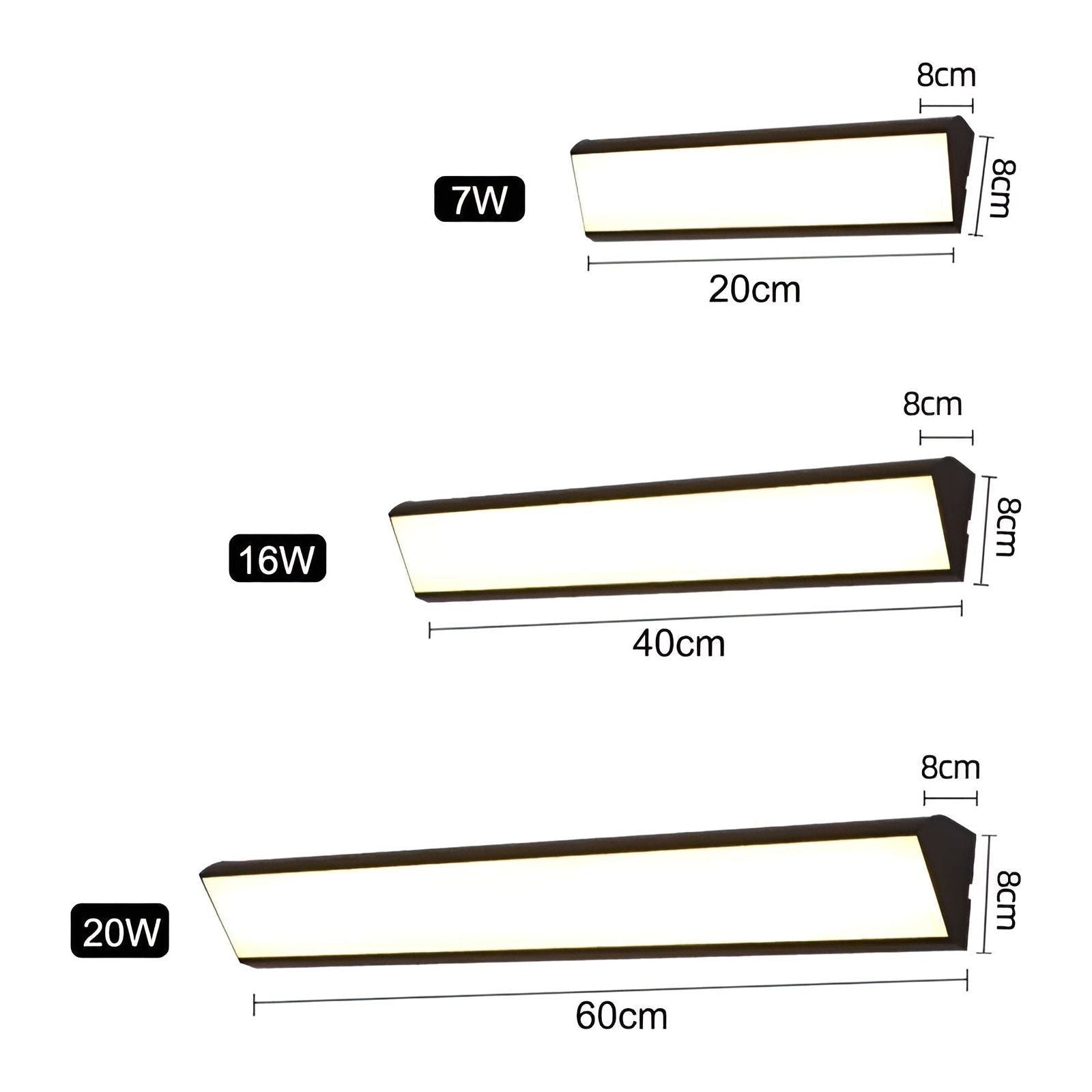 AquaBeam wandlamp – Waterdichte LED-lichtlijn voor tuin, terras en moderne interieurs