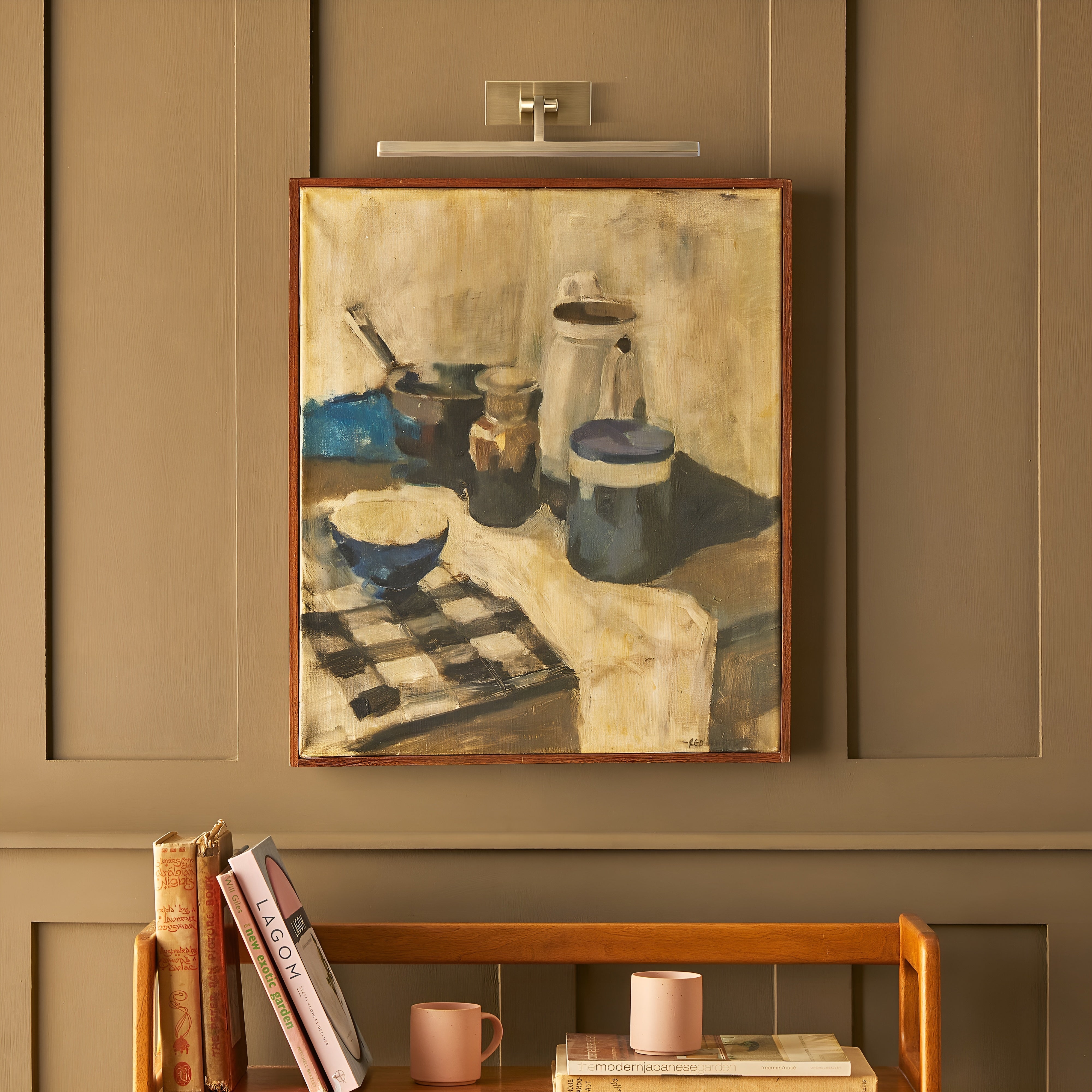 LumiFrame - Dimbaar Fotolicht in antiekmessingafwerking