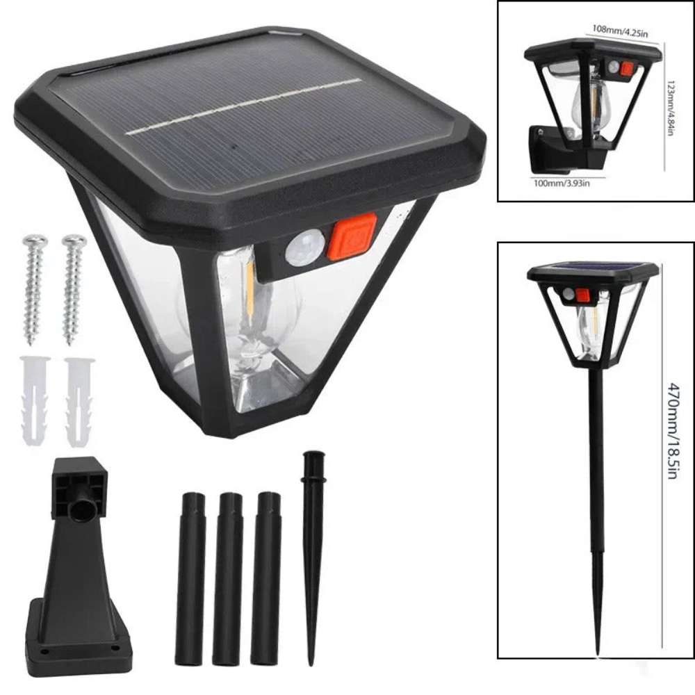 Solar muur & tuinlamp