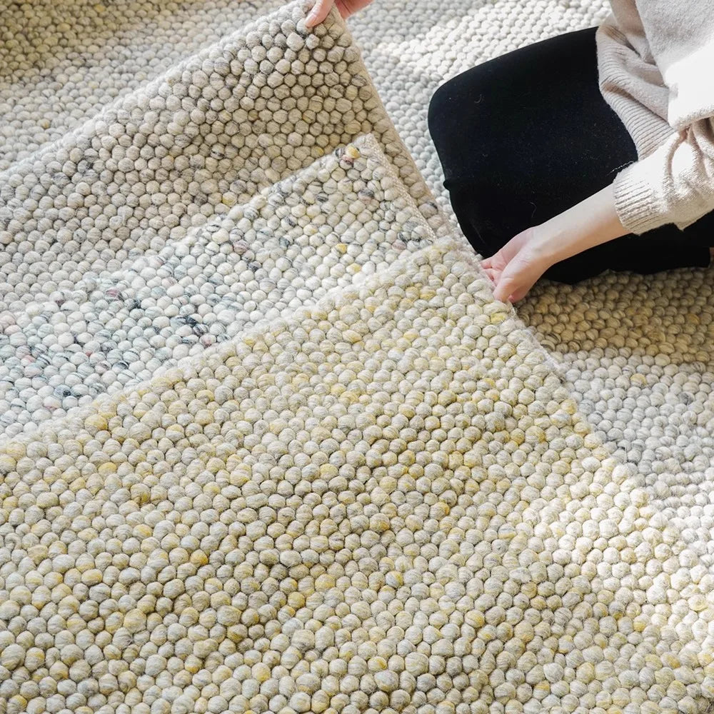 Molvina™ Luxe Handgeweven Wollen Vloerkleed